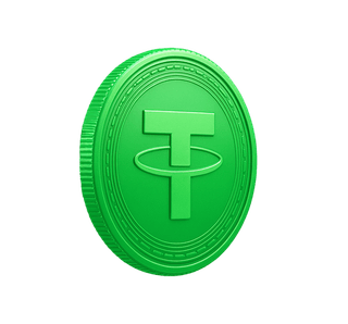 Widget med kursanalyse for kryptovaluta vist som dekorativt element